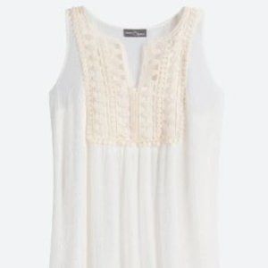 MARKET & SPRUCE Nova Crochet Detail Tunic